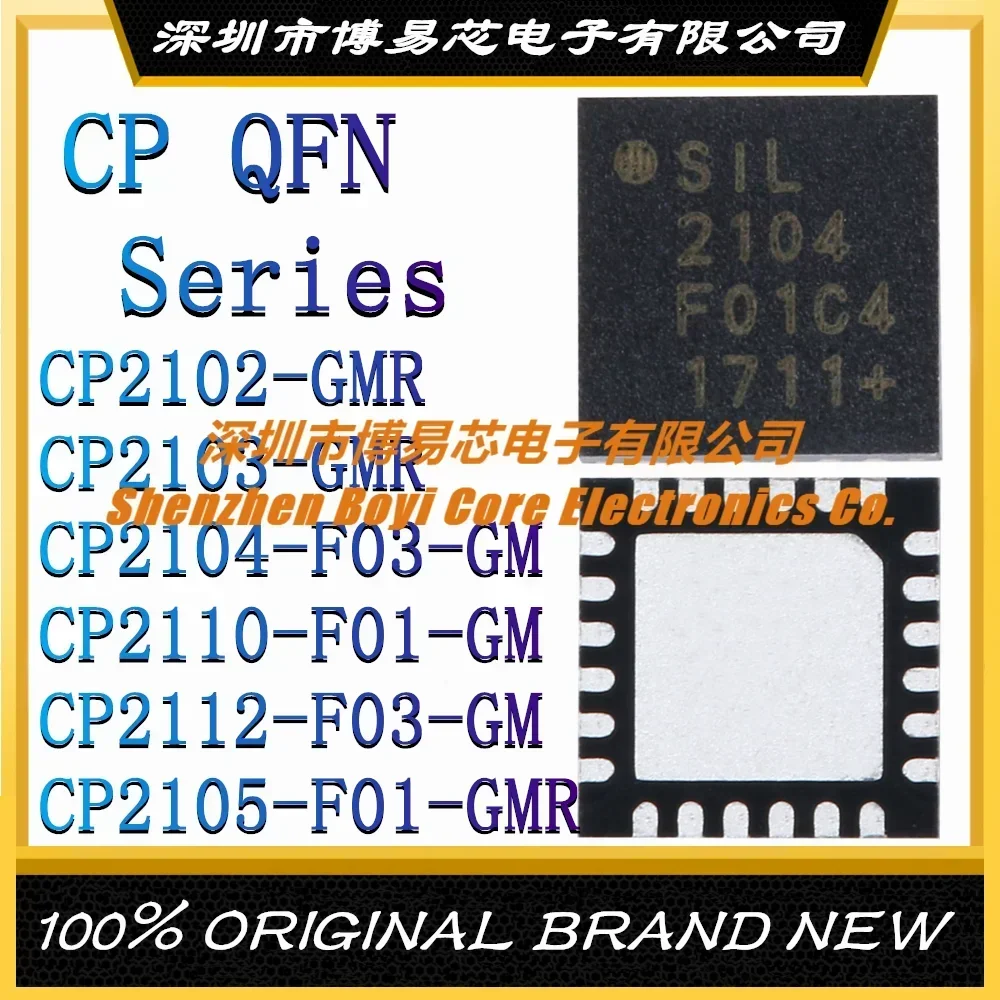 

CP2102-GMR CP2103 CP2104-F03-GM CP2110-F01 CP2112-F03 CP2105 New Originalplastic case