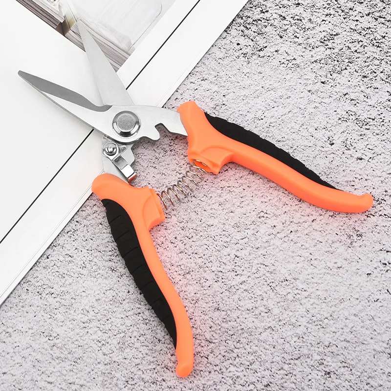 1PC Stainless Steel Electrician Scissors Multifunction Manually Shears Groove Cutting Wire And Thin steel Plate Hand Tools