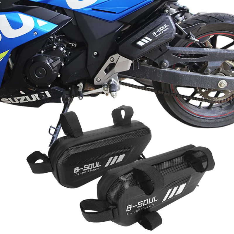 ESLNF Large Capacity Motorcycle Side Bag Multifunctional Electric Bicycle Hanging Pocket Universal Design for Motorcycles