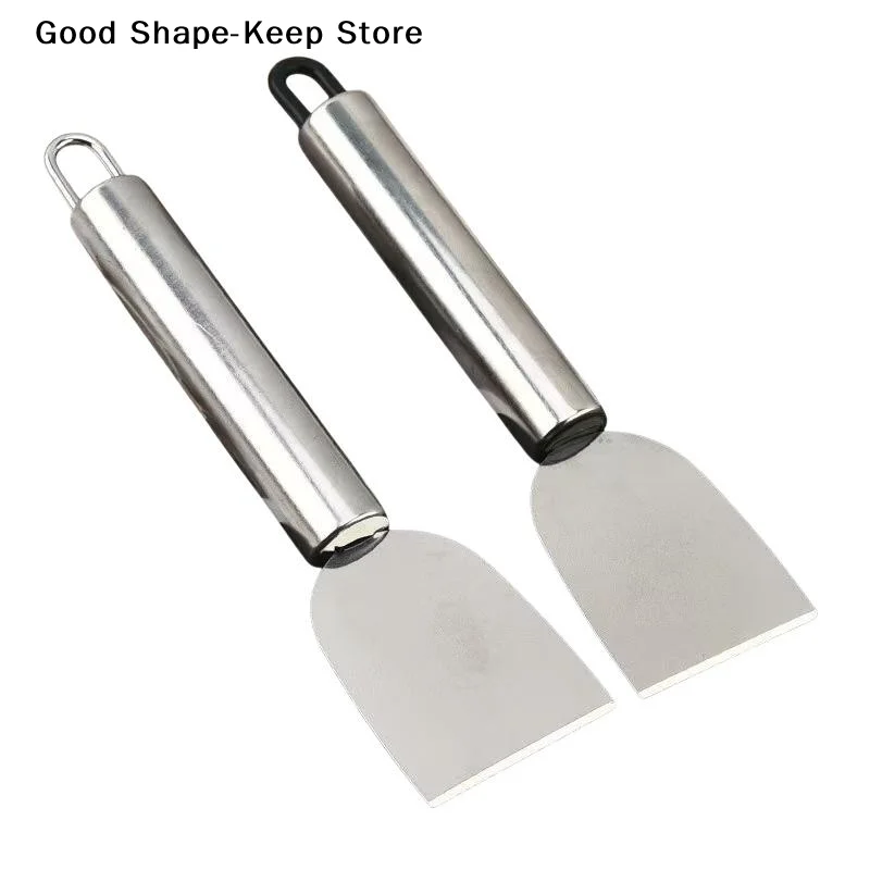 dailyStainless Steel Scraper for Cleaning Rust Proof Blade Hanging Design Easy Grip for Kitchen Grill Countertop Stain Removal