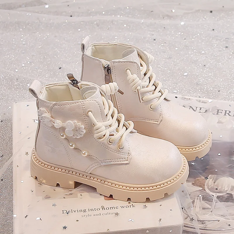 

Autumn Children Ankle Boots Girls Sneaker 4 To 12 Years Design Kids Casual Sports Shoes Rubber Sole Short Boots for Girls