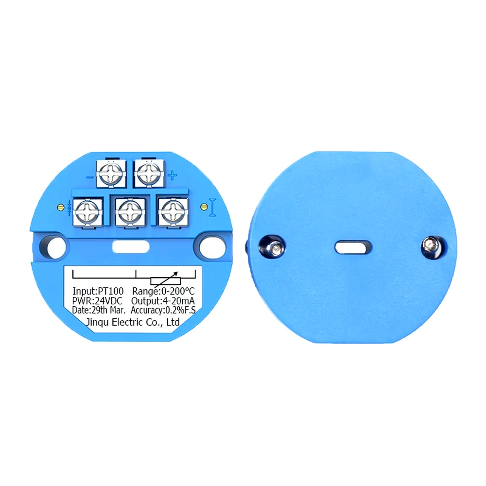 NEW PT100 Temperature Transmitter -200-650℃ Temperature Detection 4-20mA Output 12V/24VDCPT100 Sensor Transducer