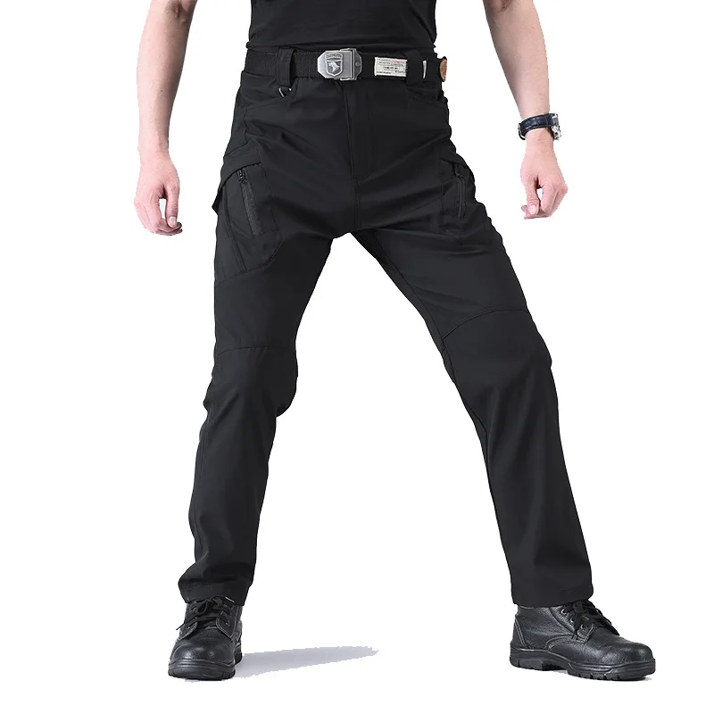 Men\'s Elastic Hiking Trekking Fishing Climbing Camping Outdoor Hunting Trousers Spring Autumn Fall Cargo Tactical Fast Dry Pants