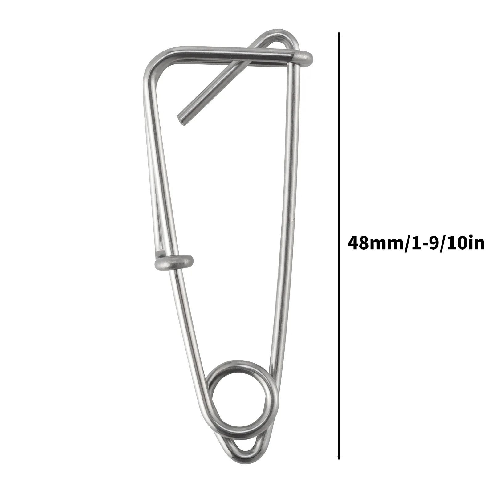 Broches giratorios de acero inoxidable – Clips de cambio rápido para curricán - imagen 2