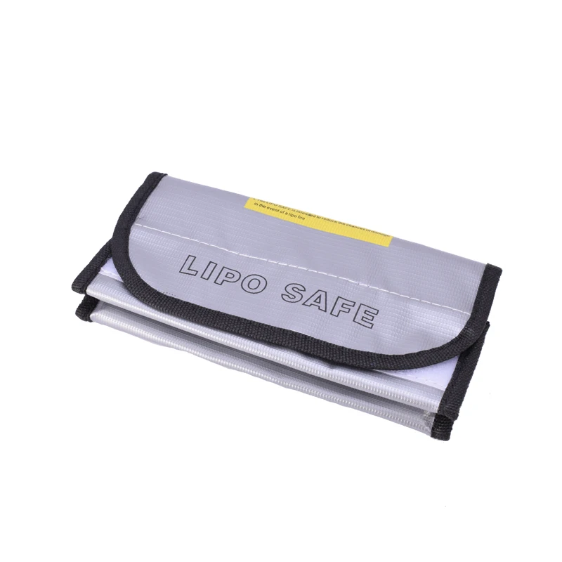 185x75x60mm Portable Battery Safe Bag Fireproof Explosion-proof Bag RC Lipo Battery Guard Bag Guard Charge Protecting Bag