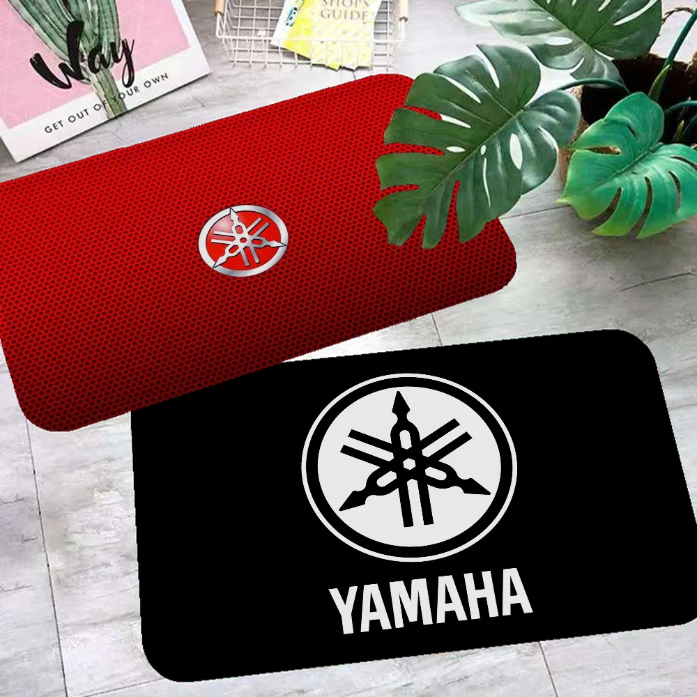 Y-YAMAHA Logo Fashion Bathroom Mat Non-Slip Laundry Room Mat Laundry Decor Balcony Child Living Room Toilet Rug