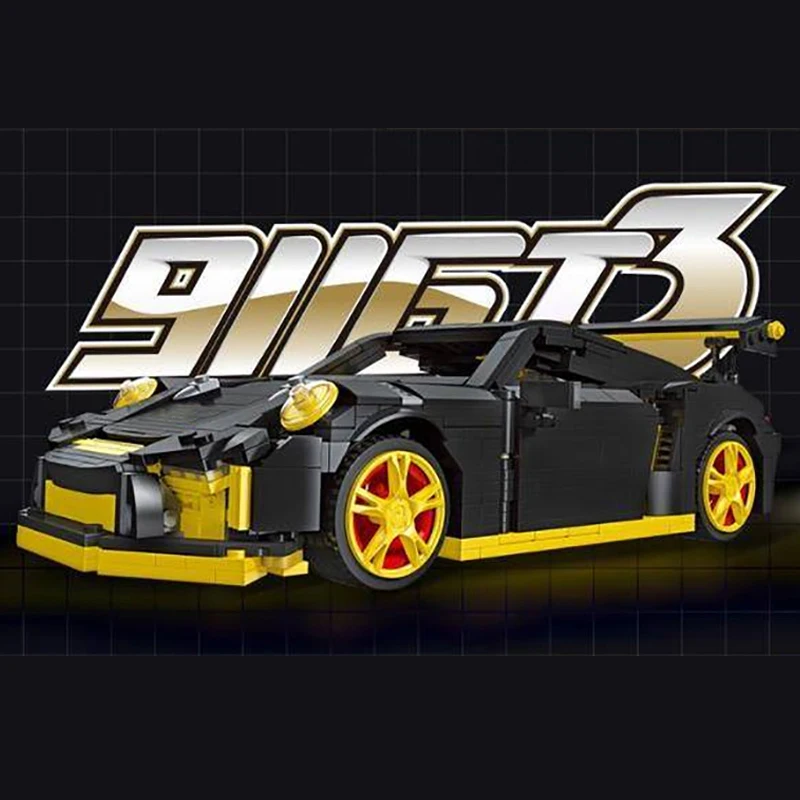 JIESTAR 92000 MOC التقنية المتسابقين سوبر سرعة سيارة اللبنات الطوب لغز لعبة تعليمية عيد ميلاد هدية الكريسماس للأطفال