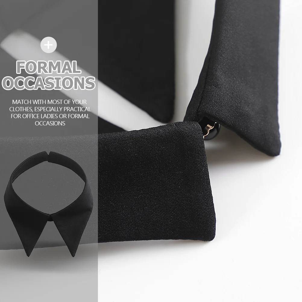 Colletto Staccabile per Camicetta, Finto Colletto Elegante e Comodo con Cinghie Allungabili, Abbigliamento Casual