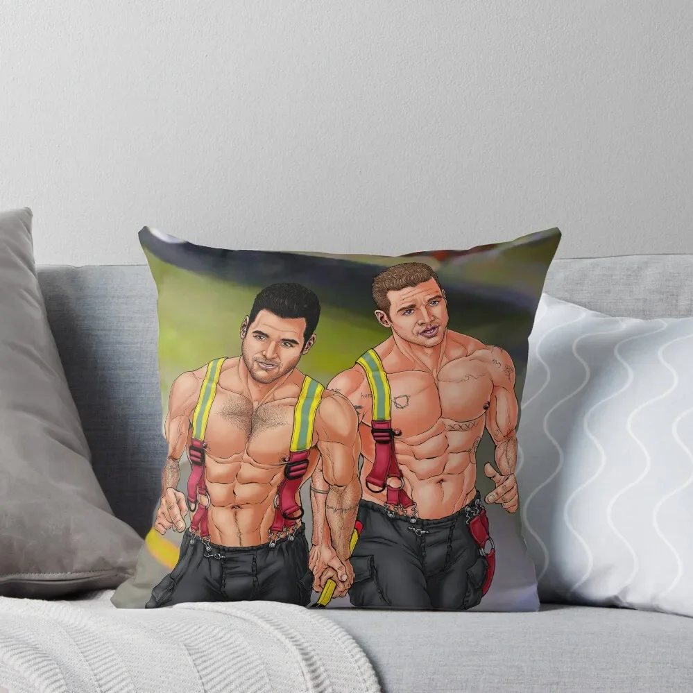 

Buddie's Axe & Abs! Throw Pillow Pillowcases Pillows Aesthetic Rectangular Cushion Cover Pillowcases Cushion Covers Sofa