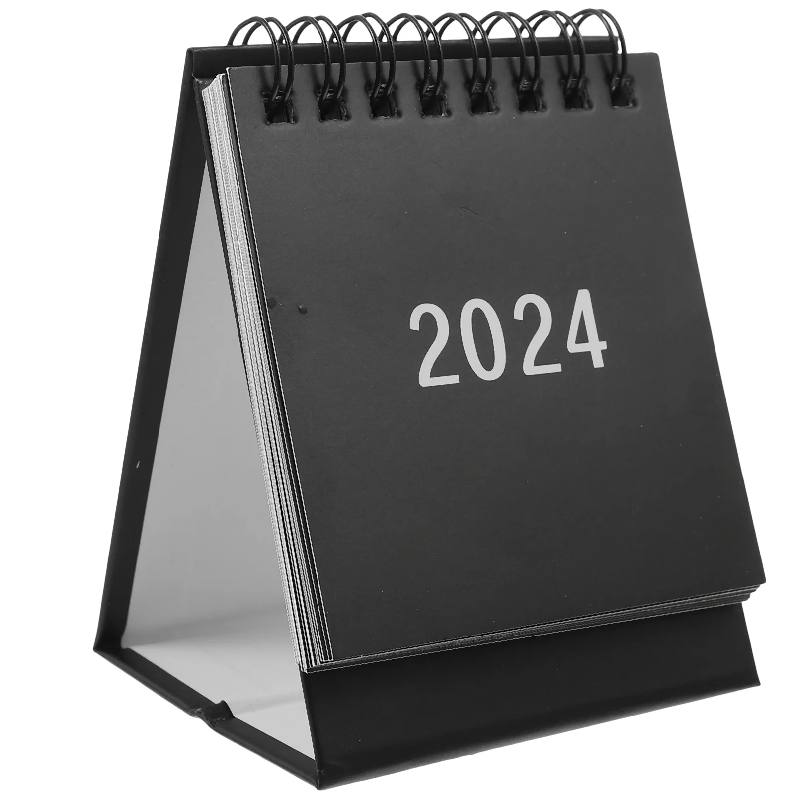 

Mini 2024 Desktop Small Desk For Office Home Decor Tabletop Monthly Planner Stand Flip Functional Note Calendar Decorative
