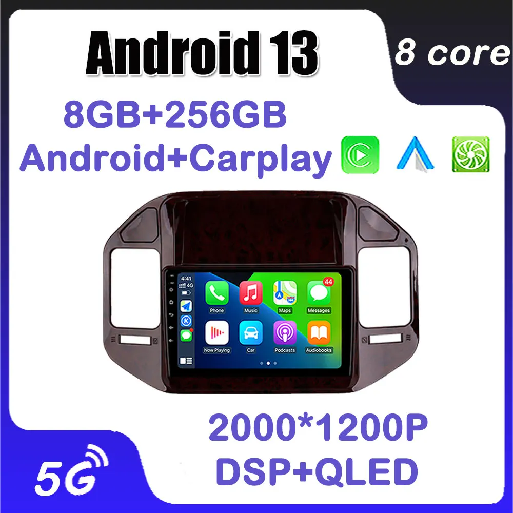 

Android 14 Mirror Link Radio for Mitsubishi Pajero 3 V70 V60 1999 - 2006 BT FM Car Multimedia Video Player Navigation GPS