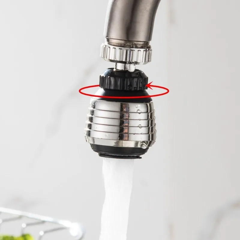 1 unidad 360 °   Aireador de grifo de cocina con rotación de grados, boquilla para grifo de ducha, difusor, cabezal de ahorro de agua, filtro, conector de grifo, burbujeador