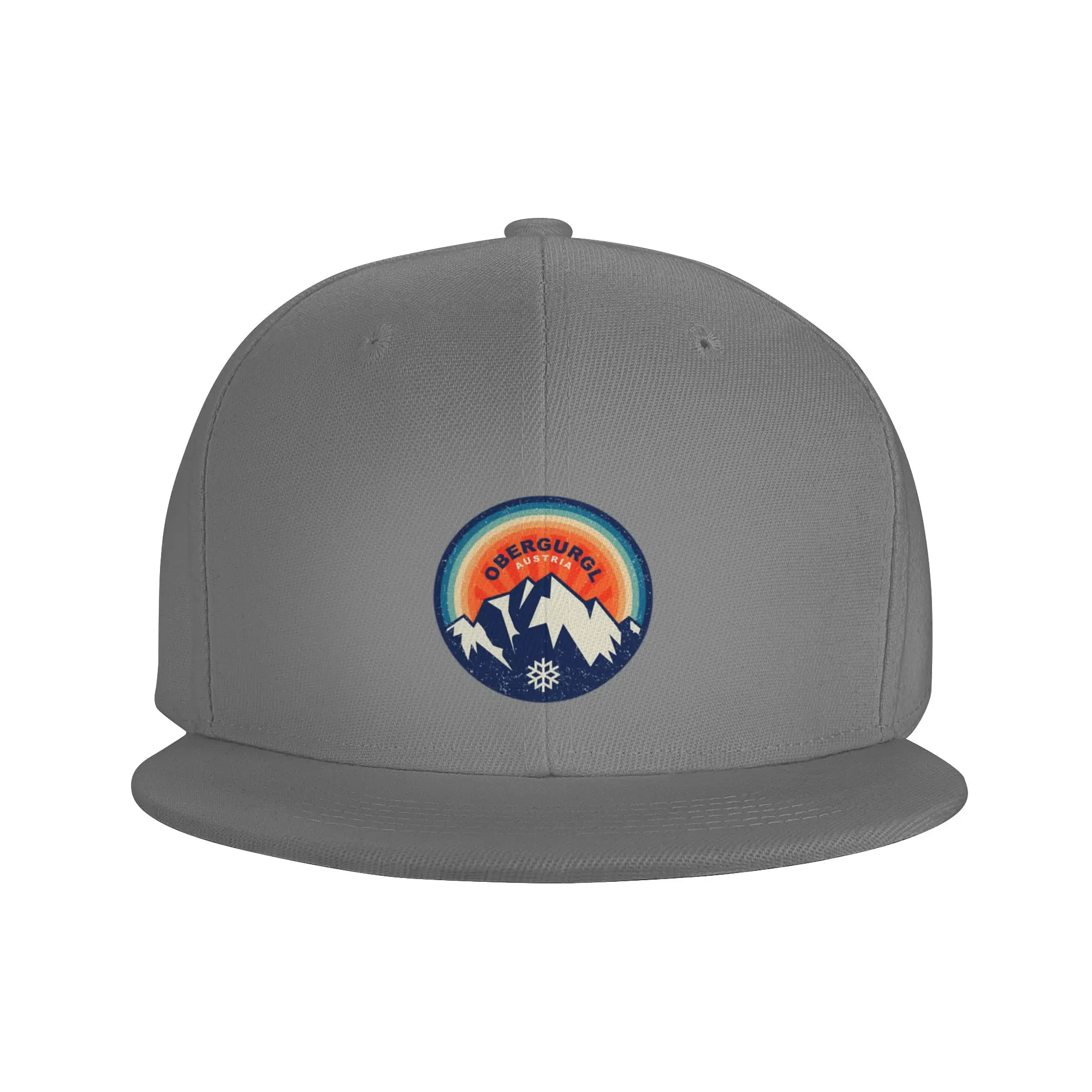 Fashion Obergurgl  Tyrol  Austria Flat Brim Sun Hat  Casual Gatherings Brand Men Caps