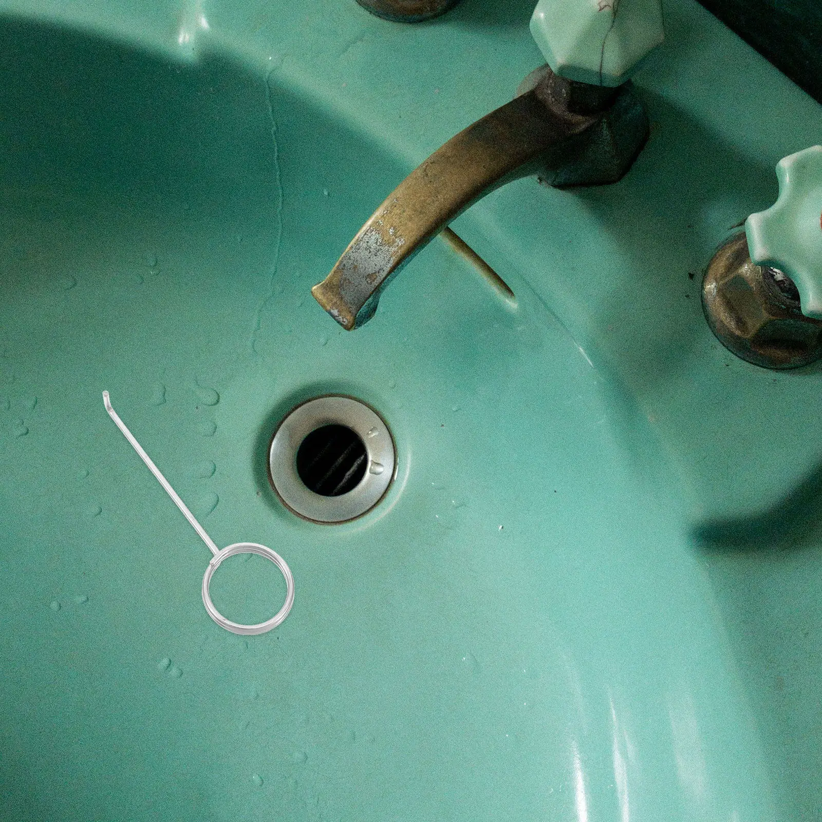 

50Pcs Stainless Steel Drain Key Lifting Hook Shower Drain Grate Puller Tool for Efficient Unclogging Bathroom Cleaning Utility