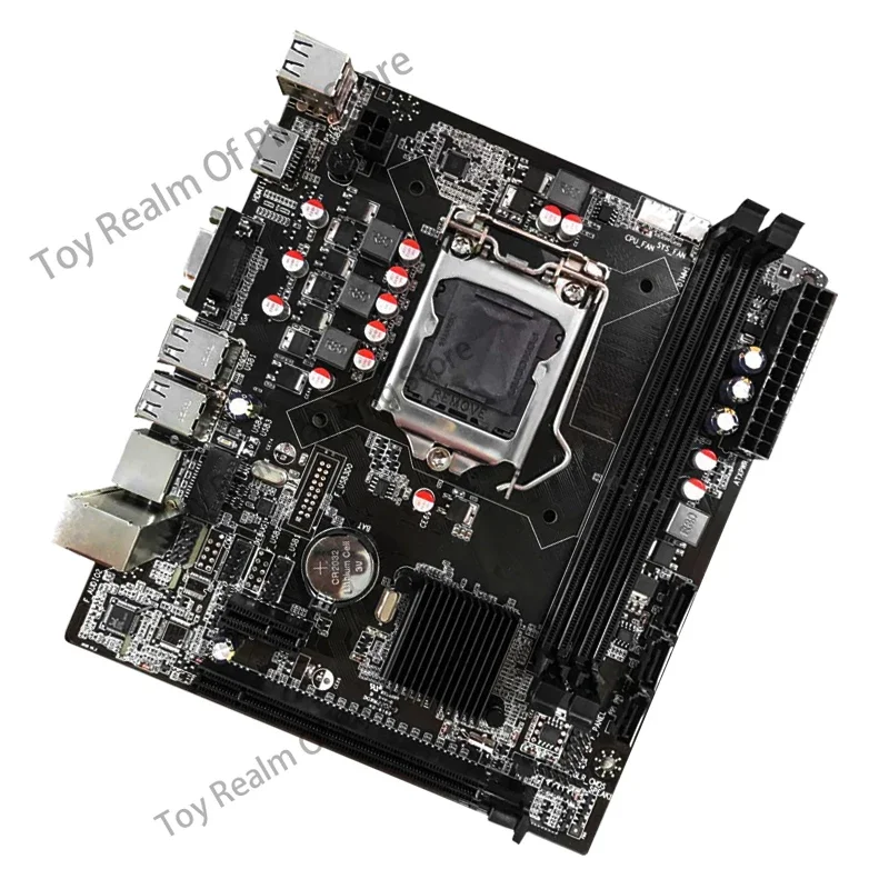 The new H61B H61 1155 desktop computer motherboard Gigabit network card supports 23 generation I3 I5 cpus