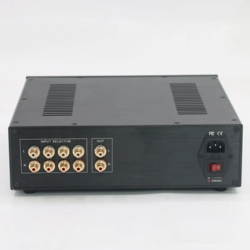 STR12A Referensi SLP90 Sirkuit 12AU7/ECC82 Tabung Vakum Preamplifier HiFi Stereo Remote Control Audio Preamp