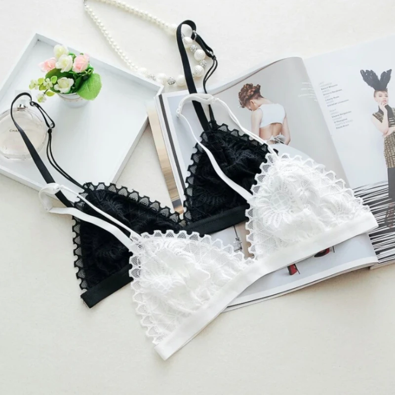 

French Lace Bralette Women No Wire Seamless Sexy Summer Thin Comfortable