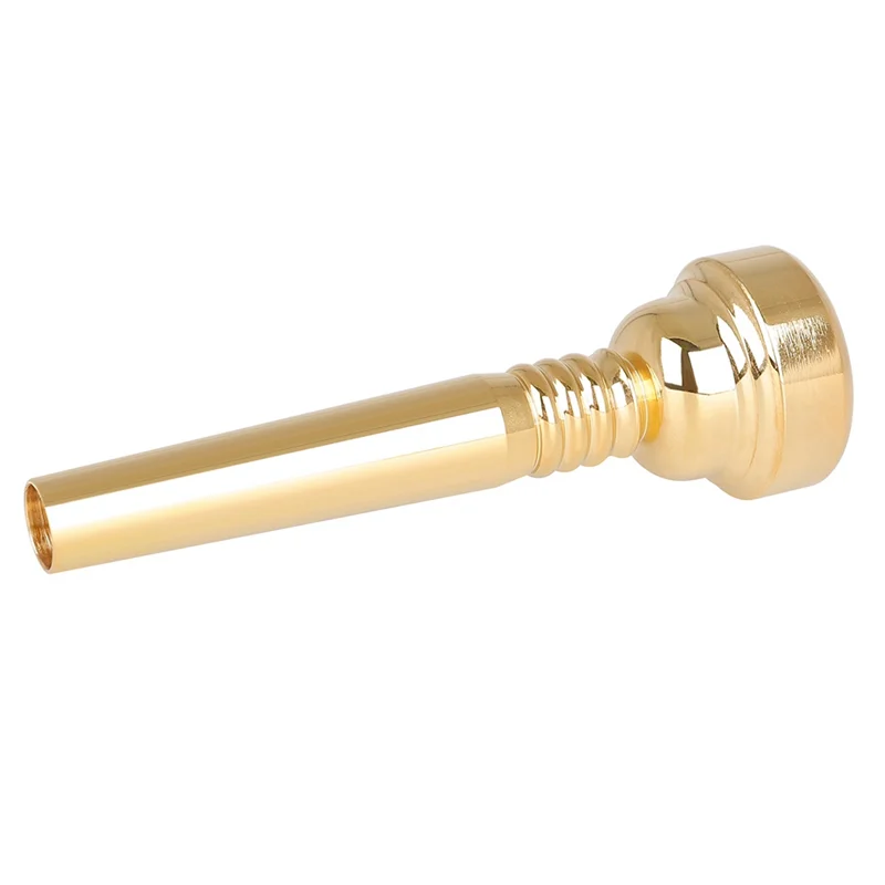 Brass Instrument Trumpet Mouth Brass Gold-Plated 17C Trumpet Mouth for Beginners to Play 17C Trumpet Mouthpiece