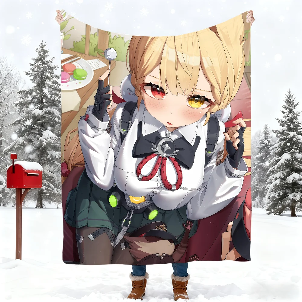 Zenless Zone Zero Alice Thymefield Blanket Blanket for Home Bedroom Bed Sofa Picnic Travel Office Cover Blanket Kids