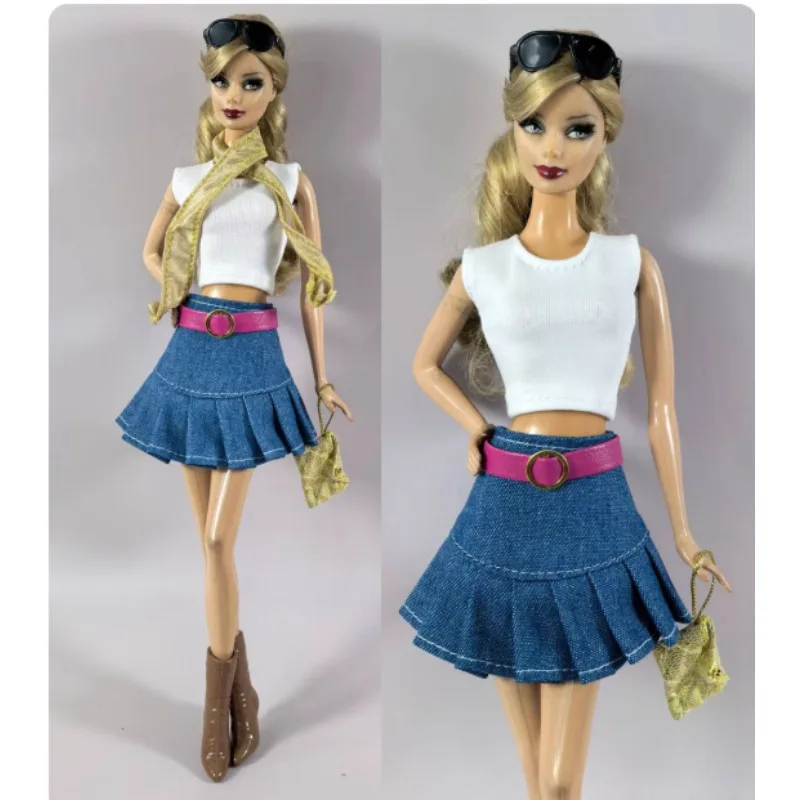 Nowe stylowe ubrania i sukienki, spódnice, garnitury, płaszcze dla lalek BB FR BBIKG696