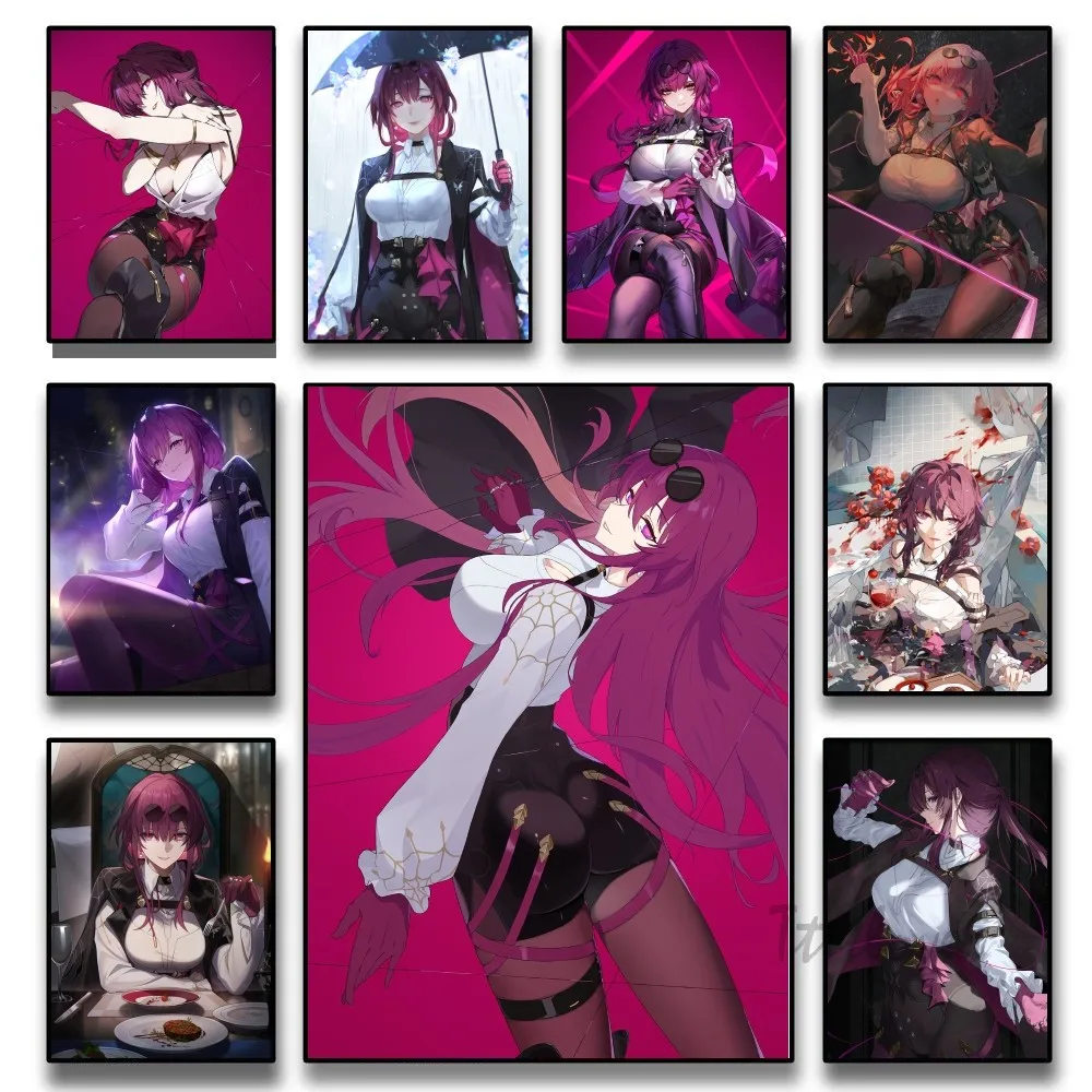 

Honkai Impact Kafka Sexy Girl Anime Poster Paper Print Home Living Room Bedroom Bar Restaurant Cafe Art Painting Decoration