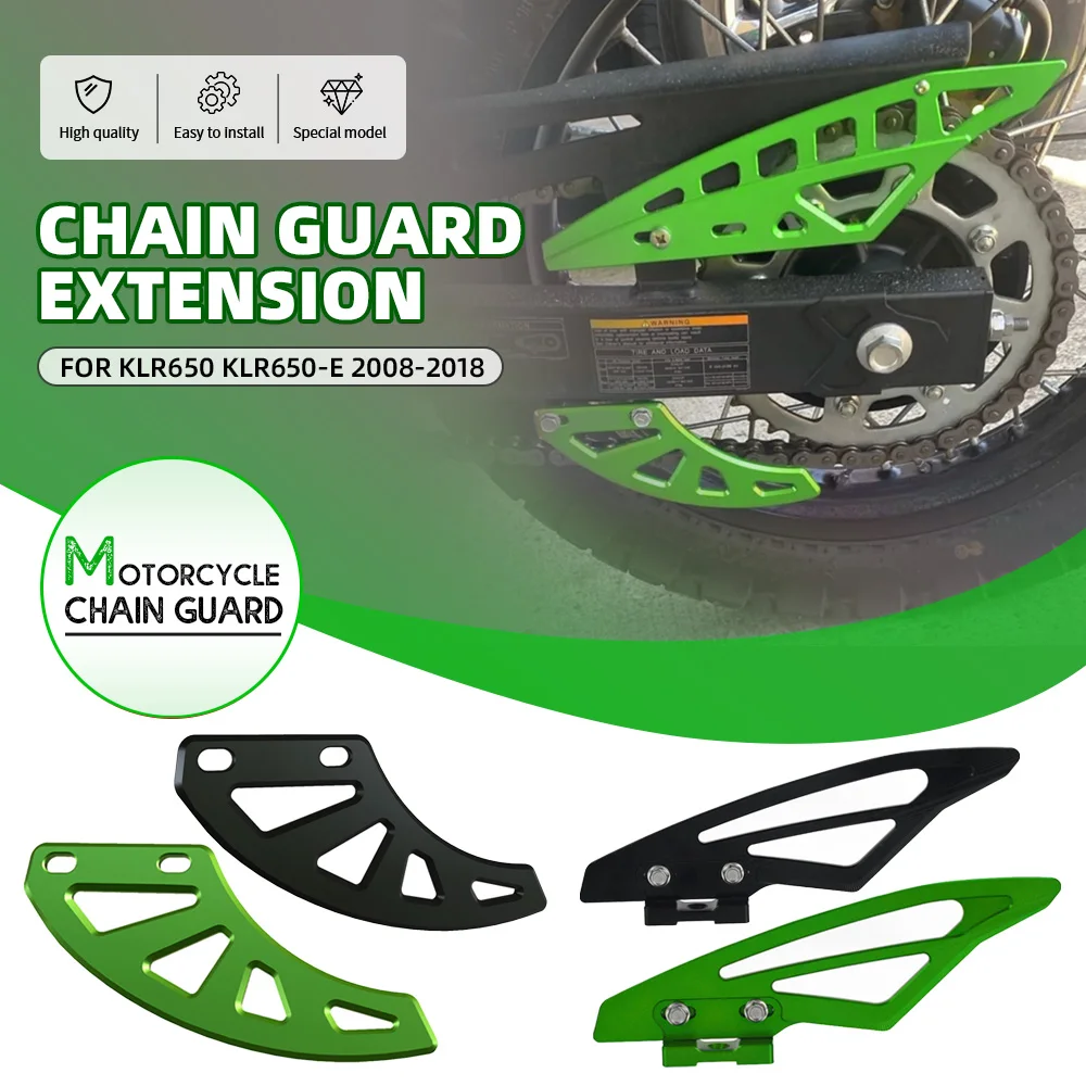 

For Kawasaki KLR650 KLR650-E 2008-2018 KLR-650 2017 2016 2014 Motorcycle Accessories Rear Sprocket Guard Chain Cover Protector