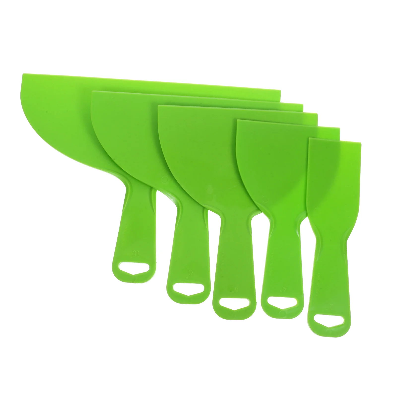 5 Pcs Car Film Tool Paint Scraper for Wall Remover Concrete Filling Putty Pp Plastic Kitchen