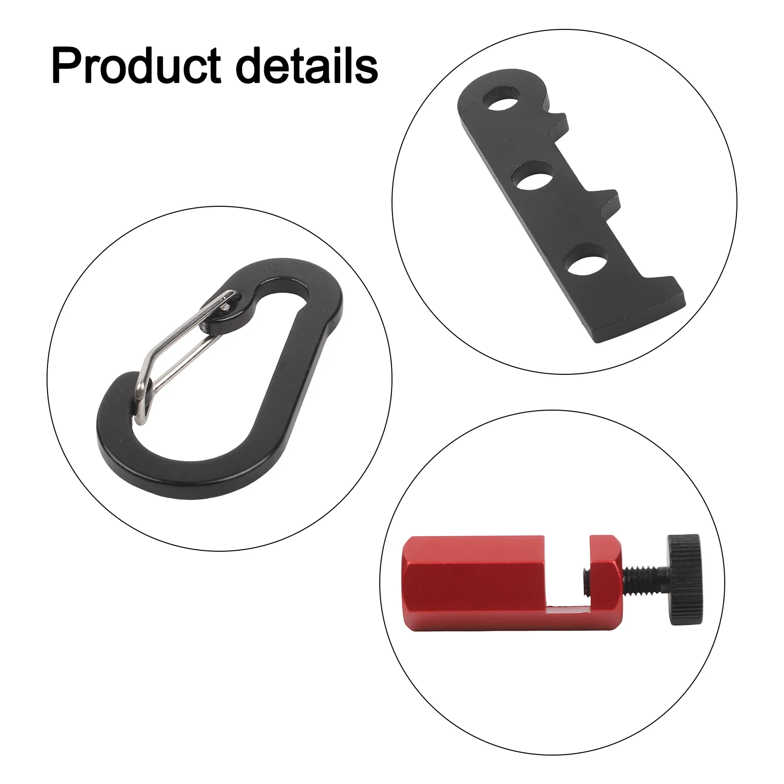 Red Aluminum Tall Stair Gauges with Hexagonal Clamp Holder and Hook for Accurate Rafter and Stair Stringer Marking