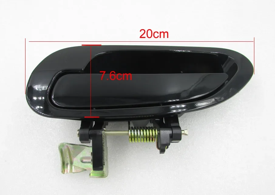 A Set 4PCS Outside Exterior Car Door Handle for Honda Accord Six Generation 1998-2002 2.0  2.3  3.0 Black