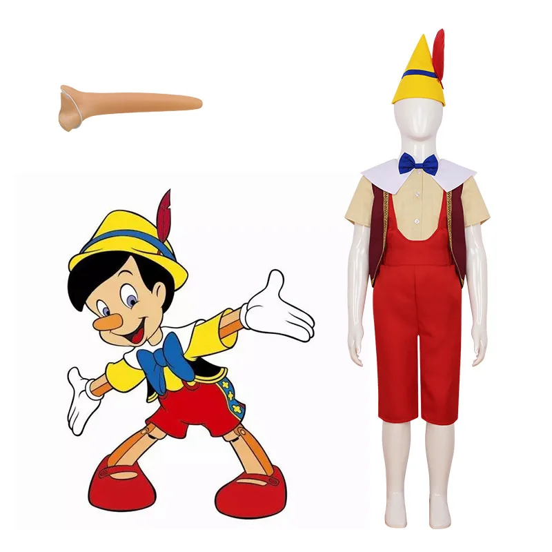 

Halloween Long Nose Children's Cosplay Puppets Strange Adventures Stage Performance Clothes Photography Outfits