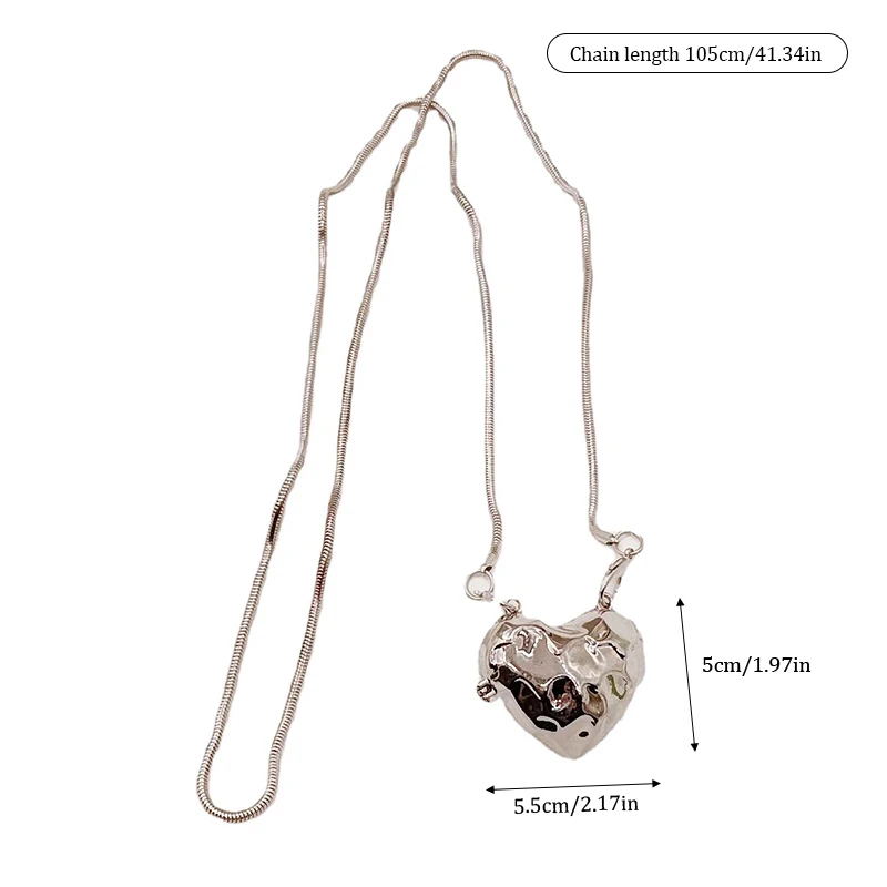 Niche Design Premium Love Chain Bag Cross Body Bag Cody Chain Temperament Sweet Cool Girl Accessories