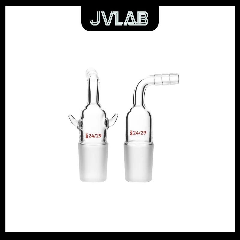 

Glass Adapter Boro3.3 Extraction Straight Curved Pagoda Joint Grinding Mouth Tool Hanging Ear Fixing 14/19/24/29 Lab JVLAB