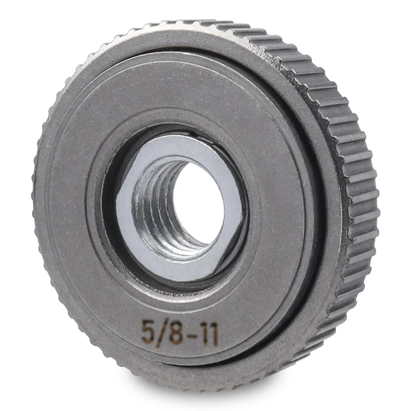 5/8 Inch-11 Grinder Nut,Quick Release Angle Grinder Flange Nut Grinder Locking Nut for Angle Grinder Replacement Part-DTB3
