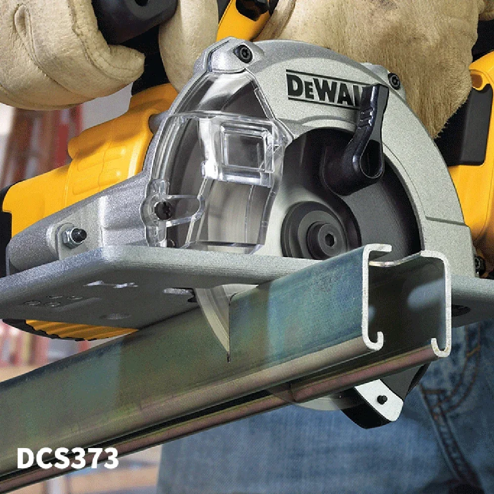 Dewalt DCS373 Wireless Circular Saw Rechargeable 20v 140x20mm 3700rpm for Steel and Wood Cuting Universal 18v Battery