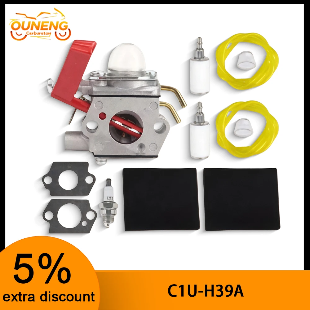 Carburetor Kit For Homelite UT-33600A 26cc EHCPS 0264 AT 0264 Trimmer Garden Lawn Mower Replacement Part