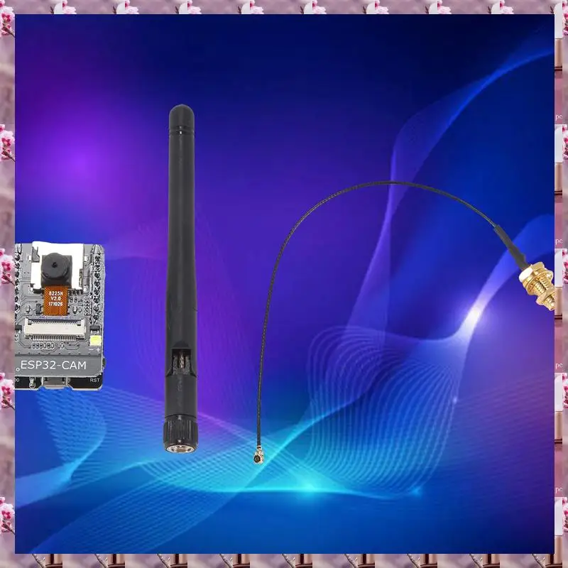 2025 wifi kit módulo bluetooth esp32 serial para wifi webcam ESP32-CAM placa de desenvolvimento com módulo antena fácil de usar, wifi azul