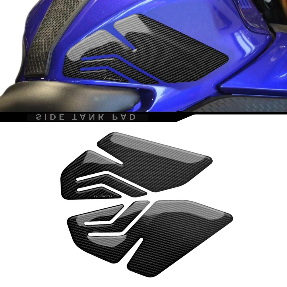 

Motorcycle Carbon Side Tank Pad Protection Knee Grip for Yamaha R3 2019-2024