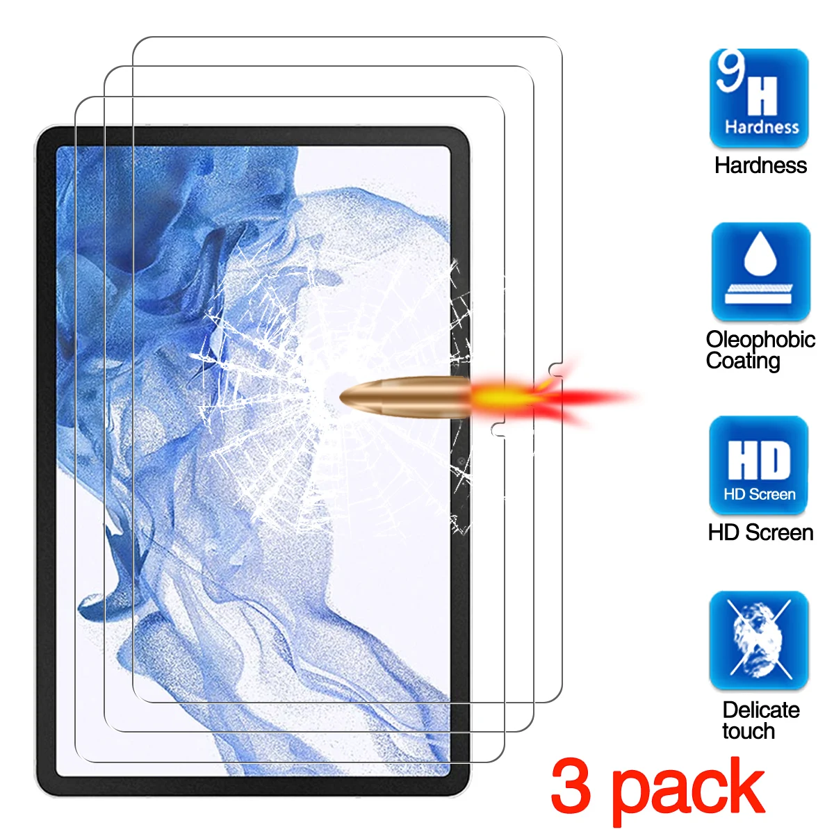 

Tablet Tempered Glass For Samsung Galaxy Tab S8 screen Glass protector for Samsung Galaxy Tab S8 2022 SM-X700 SM-X706 11 inch