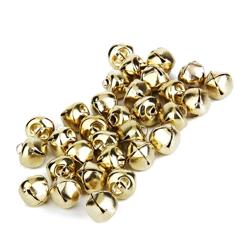 

CYL-Metal Jingle Bells For Christmas Decoration Jewellery Making Craft 10Mm Pack Of Approx. 300Pcs Golden