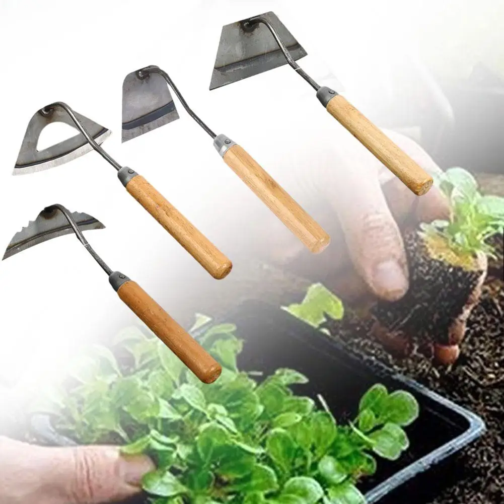 

All-steel Hardened Hollow Hoe Handheld Weeding Rake Accessories Planting Garden Agriculture Vegetable Tool Weeding Farm R9N5