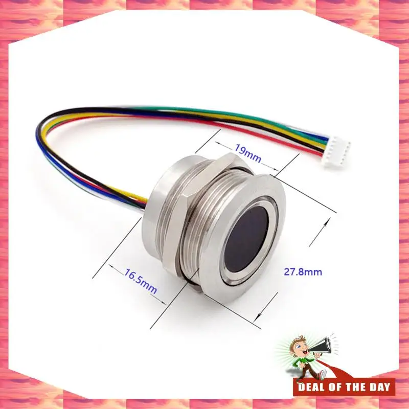 24-Stunden-Lieferung K202 + R503 Fingerabdruck-Controller-Board DC12V Steuerplatine mit geringem Stromverbrauch + R503-Fingerabdruckmodul