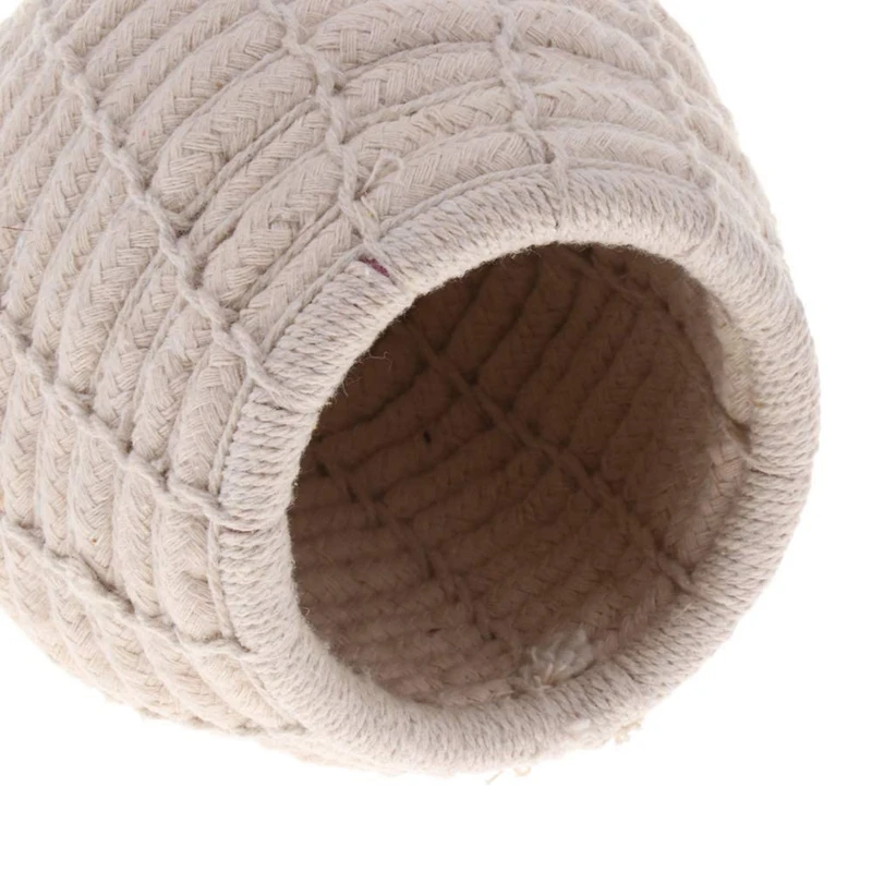 Rope Weave Bird Breeding Nest Bed House Toy For Budgie Parakeet Parrot Cage Perch Hatching Nesting Box