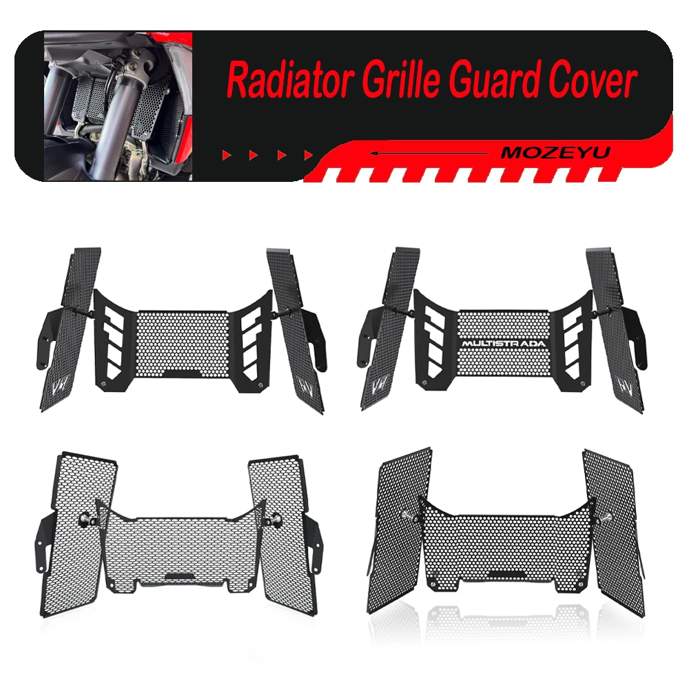 

Multistrada V4 Radiator Guard Protector Grille Cover Protection For Ducati Multistrada V4 S Sport RS Rally Pikes Peak 2021-2026