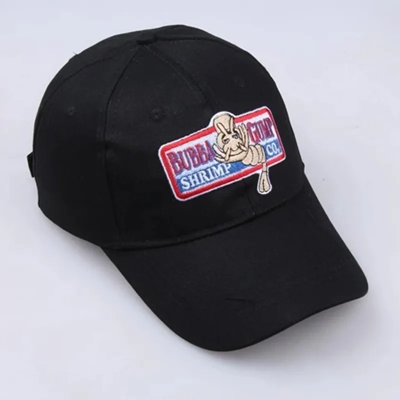 Forrest Bubba Gump, gorra de béisbol roja bordada, disfraz de Cosplay para adultos, ajustable, deportiva, impresa, sombrero de camionero