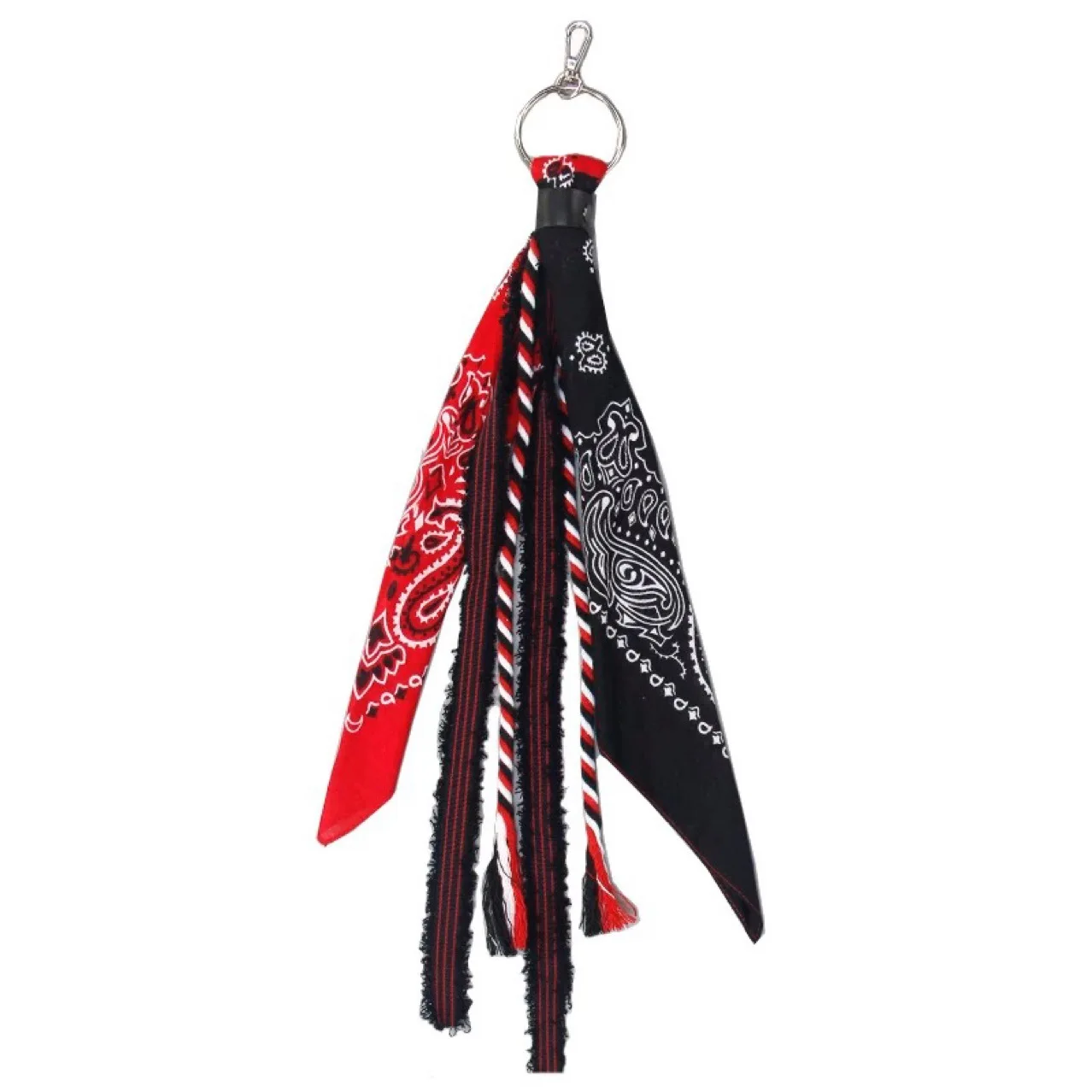 Hiphop Paisley Bandana Key chain Streetwear Pant Chain Waist Accessories | Chinese Trendy Ribbon Decorations for Jeans 2024