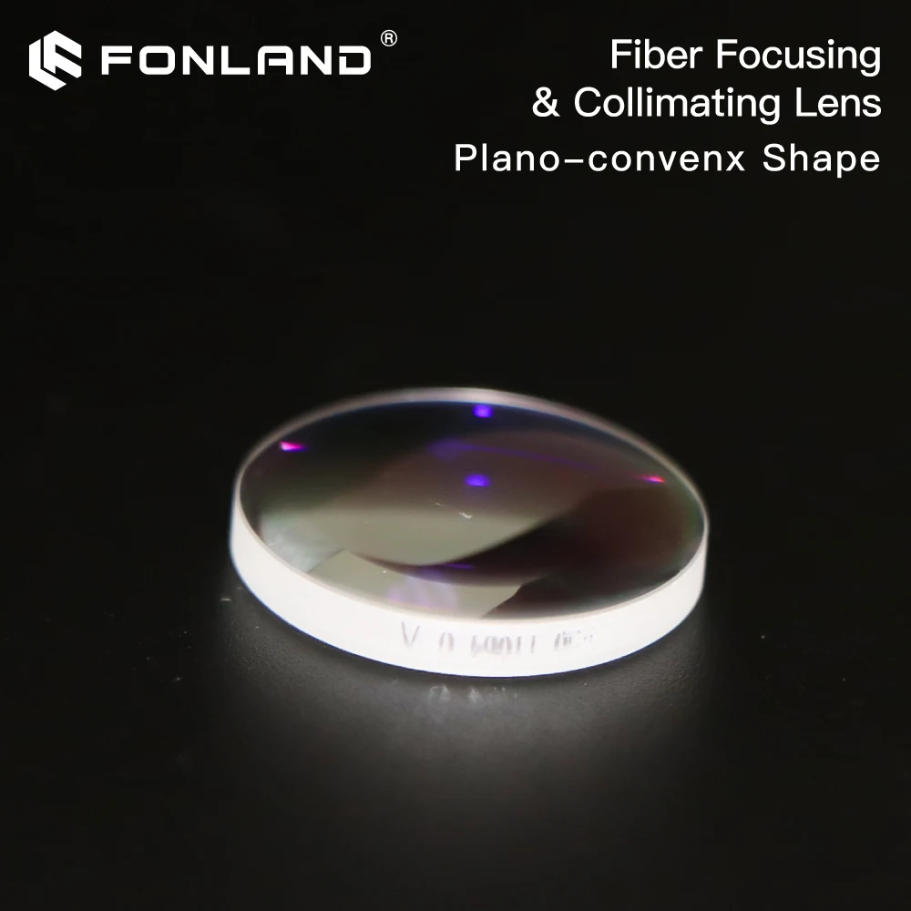 Imagem -04 - Fonland Focando Collimating Lens Diâmetro 2037 mm Sílica Fundida de Quartzo para Máquina de Laser de Fibra de Alta Energia 1064nm Plano-convenx