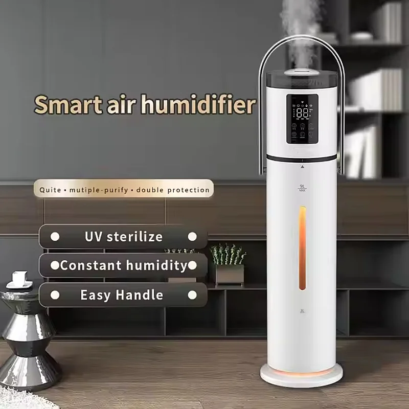 Remote Control Smart Aromatherapy Humidifier Cool Mist 9L Floor Standing Air Humidifier