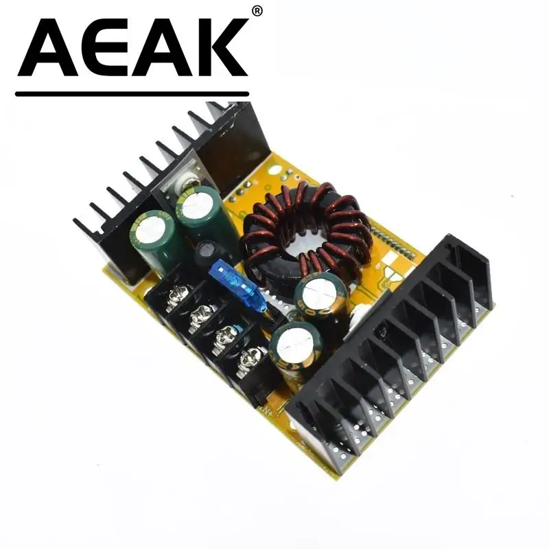 

DC-DC 10A Adjustable LCD Dual Display CC CV Step-down Power Supply Module Short Circuit Protection Case DC-DC Boost Converter