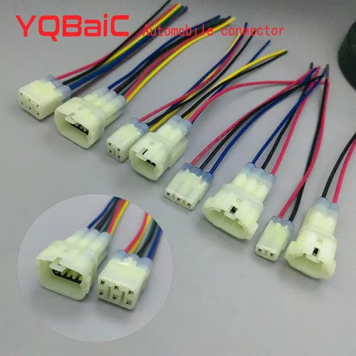 1/5 Uds 2 3 4 6 pines Sumitomo HM 090 conector de Cable eléctrico automático 2,2 MM enchufe macho hembra con terminales y sellos