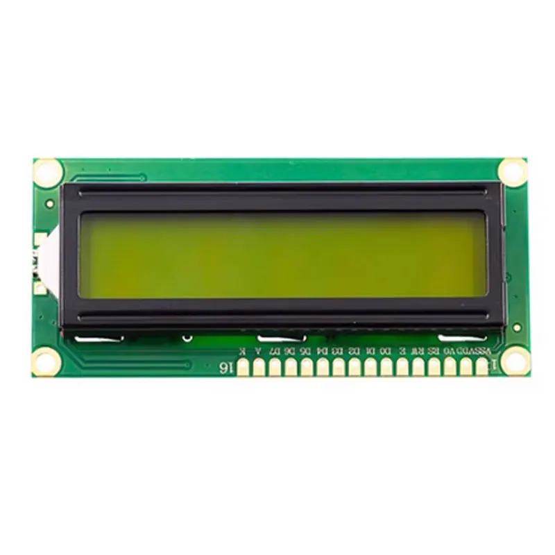 وحدة LCD1602A شاشة زرقاء/أخضر IIC/I2C 1602 متوافقة مع شاشة عرض LED r3 مع الإضاءة الخلفية